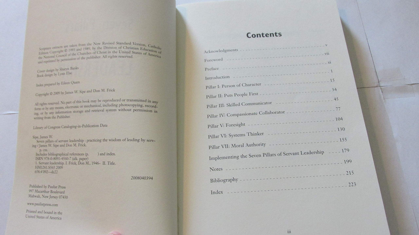 Seven Pillars of Servant Leadership: Practicing the Wisdom of Leading by Serving
