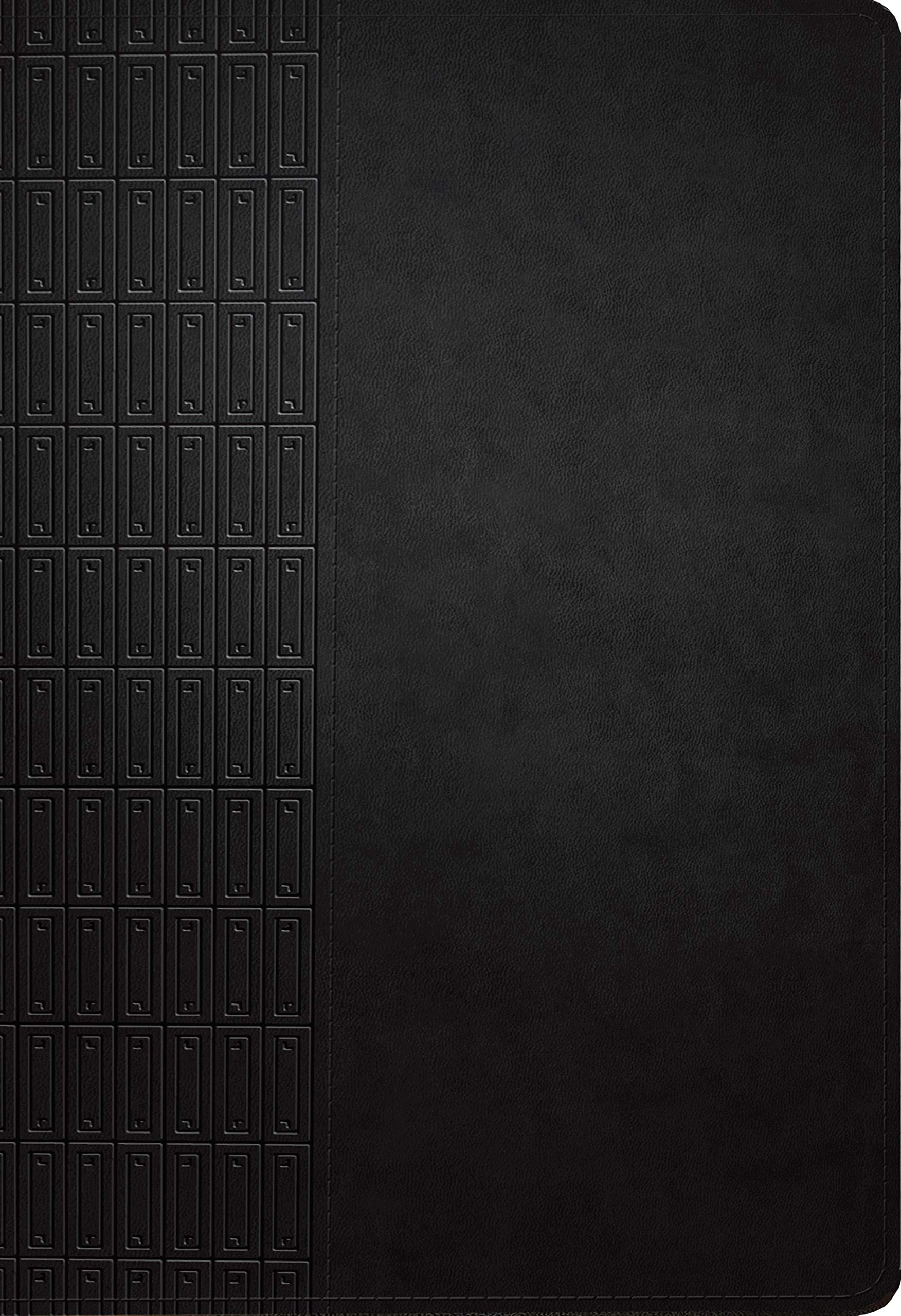 NLT Large Print Thinline Reference Bible, Filament Enabled (LeatherLike, Cross Grip Black, Red Letter): Includes Free Access to the Filament Bible App ... Notes, Devotionals, Worship Music, and Video