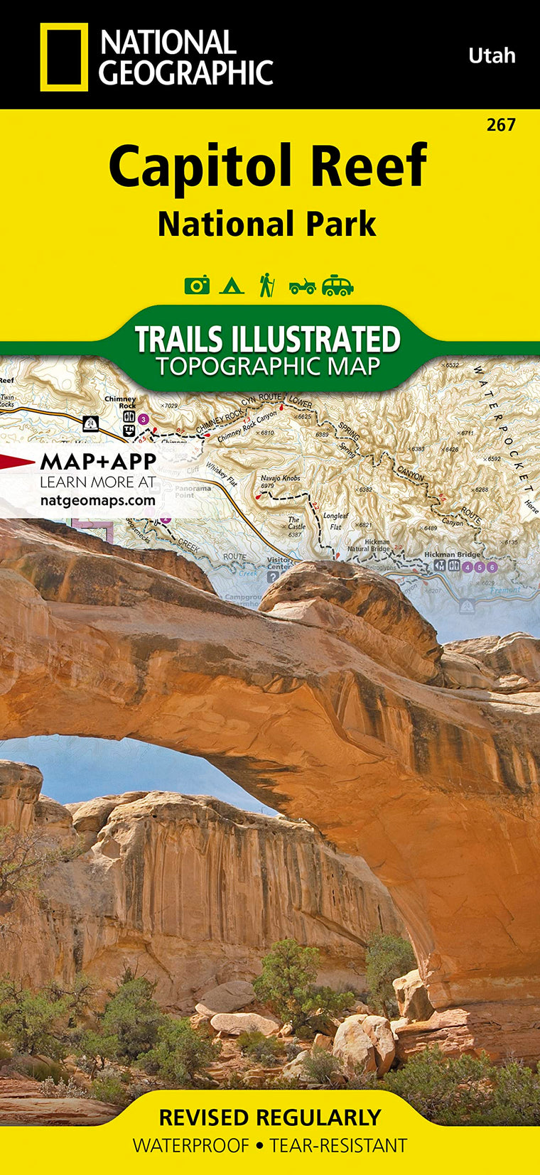 Capitol Reef National Park Map (National Geographic Trails Illustrated Map, 267)