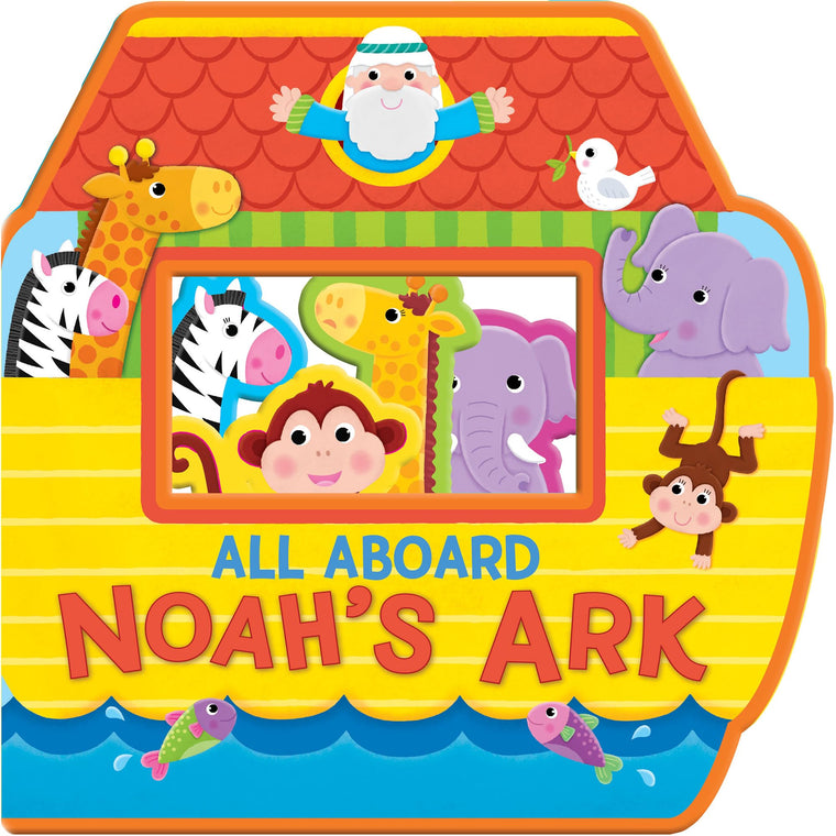 All Aboard! Noah's Ark: Shaped Soft Foam Board Book for Babies & Toddlers  First Bible Story Book  Christian Book for Ages 0-3