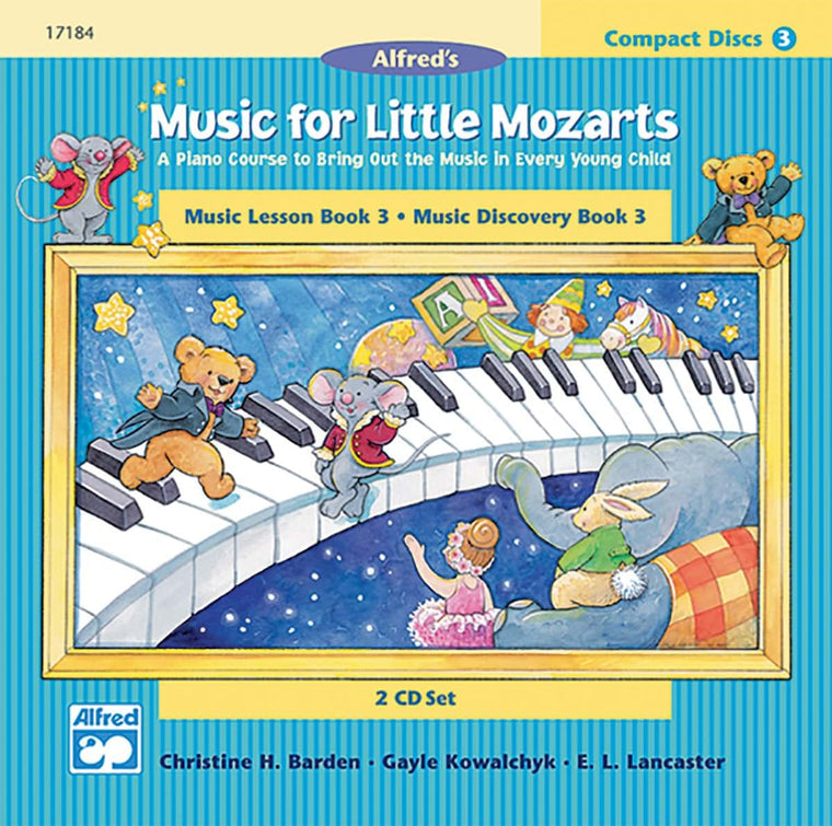 Music for Little Mozarts 2-CD Sets for Lesson and Discovery Books: A Piano Course to Bring Out the Music in Every Young Child (Level 3), 2 CDs