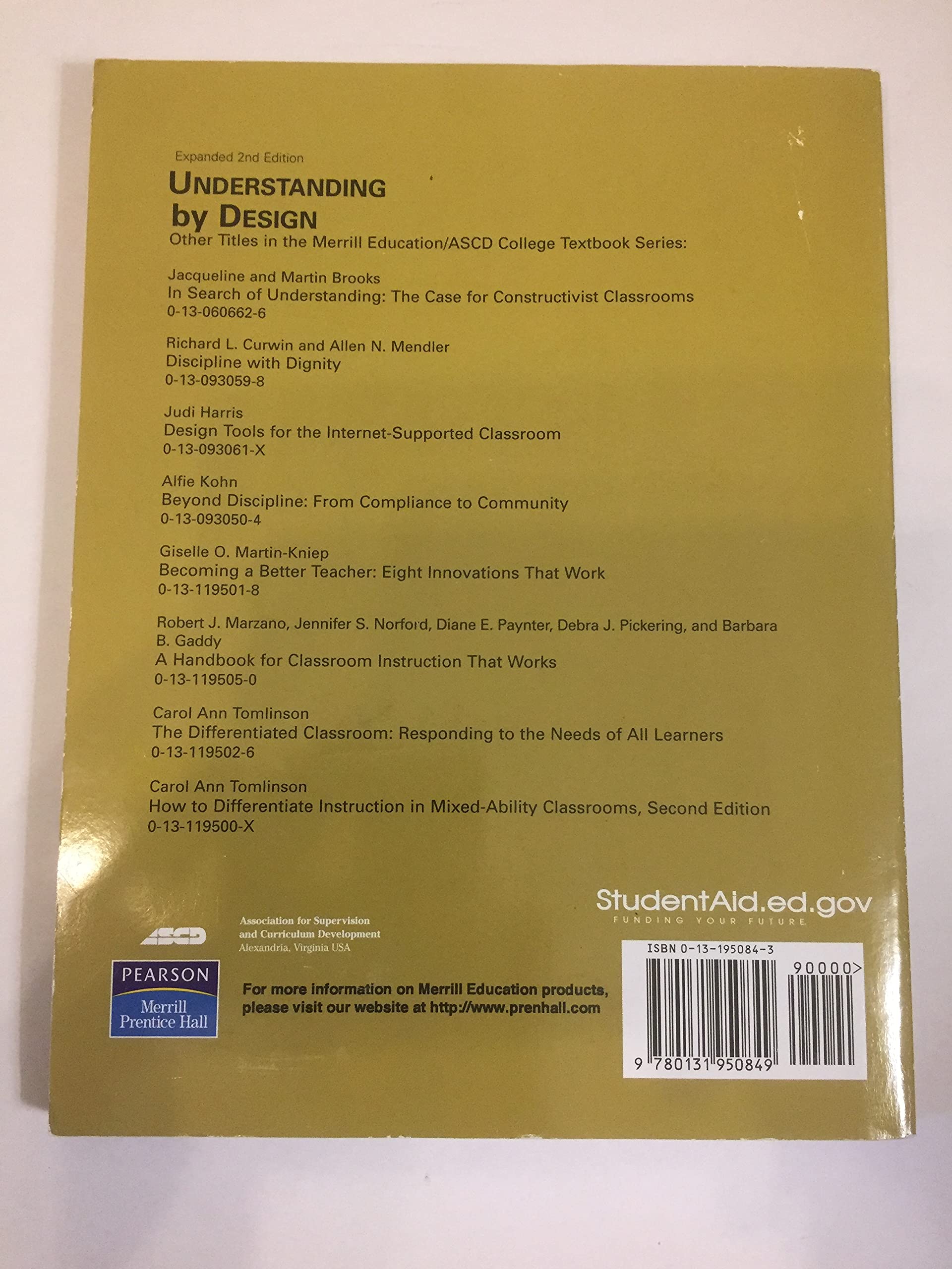 Understanding by Design, Expanded 2nd Edition(Package May Vary)