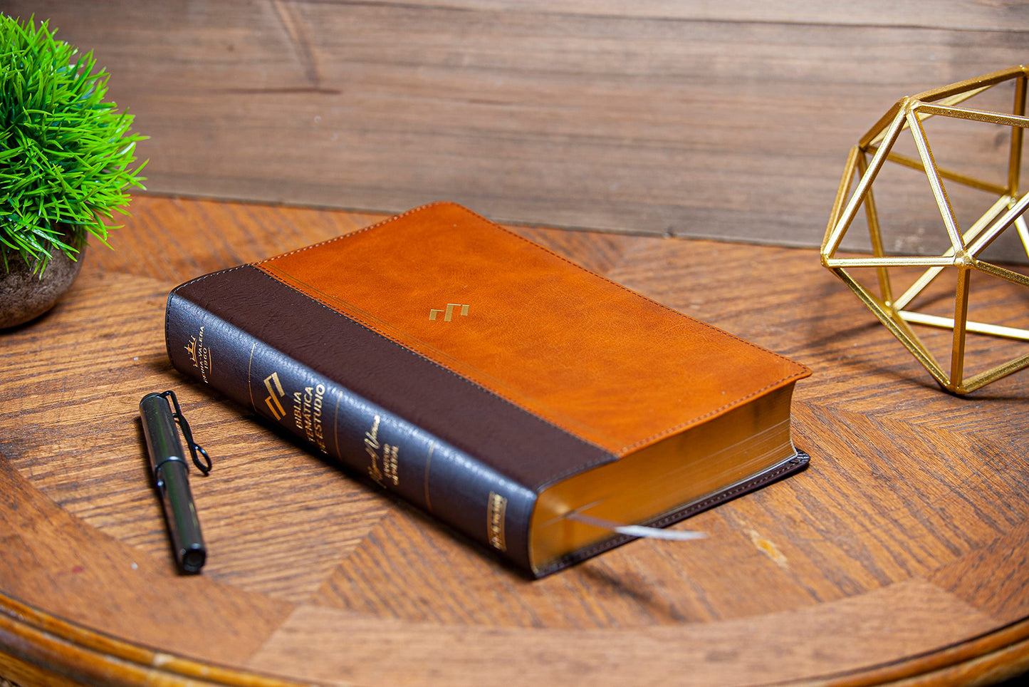 Reina Valera 1960 Biblia tem?tica de estudio, marr?n oscuro/marr?n piel fabricada con ?ndice  RVR 1960 Thematic Study Bible, Brown, Bonded Leather with Index (Spanish Edition)