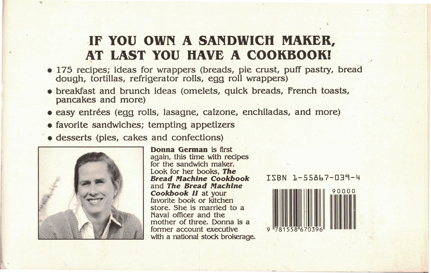 The Sandwich Maker Cookbook (Nitty Gritty Cookbooks)