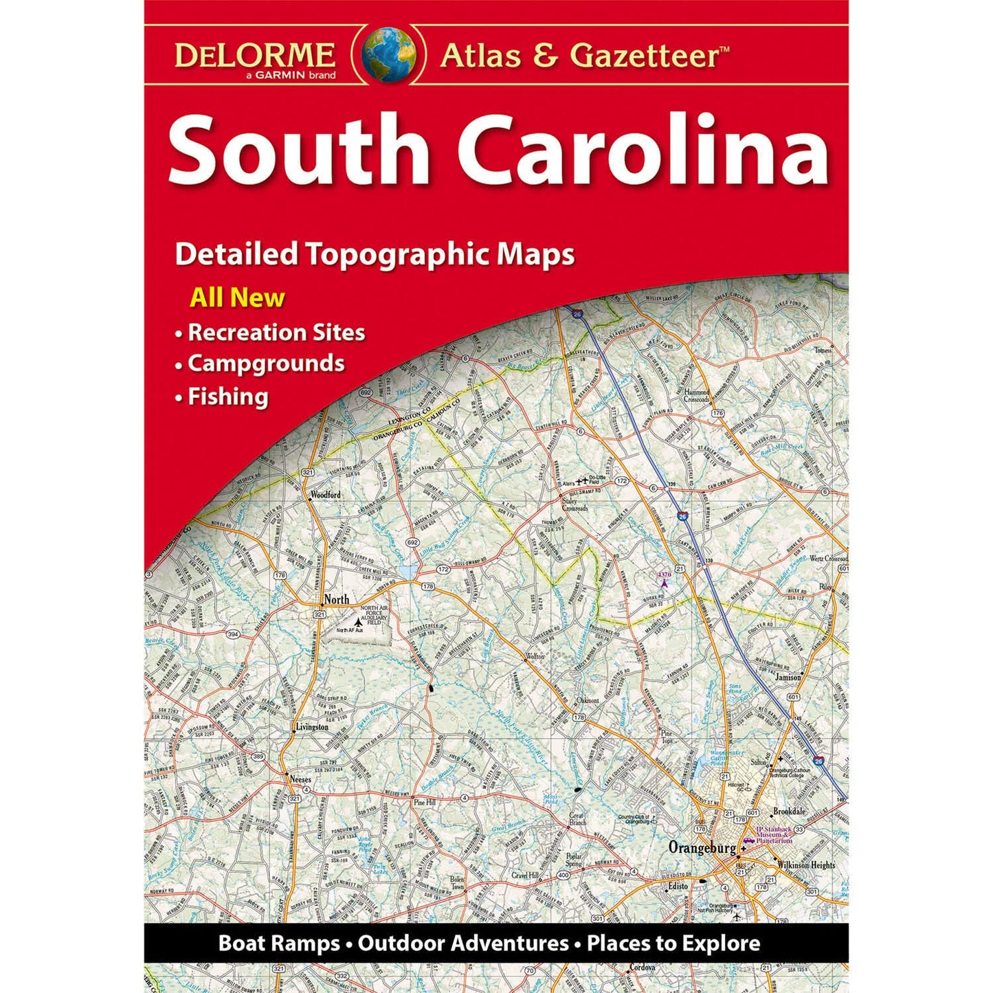 South Carolina Atlas & Gazetteer (Delorme Atlas & Gazetteer)