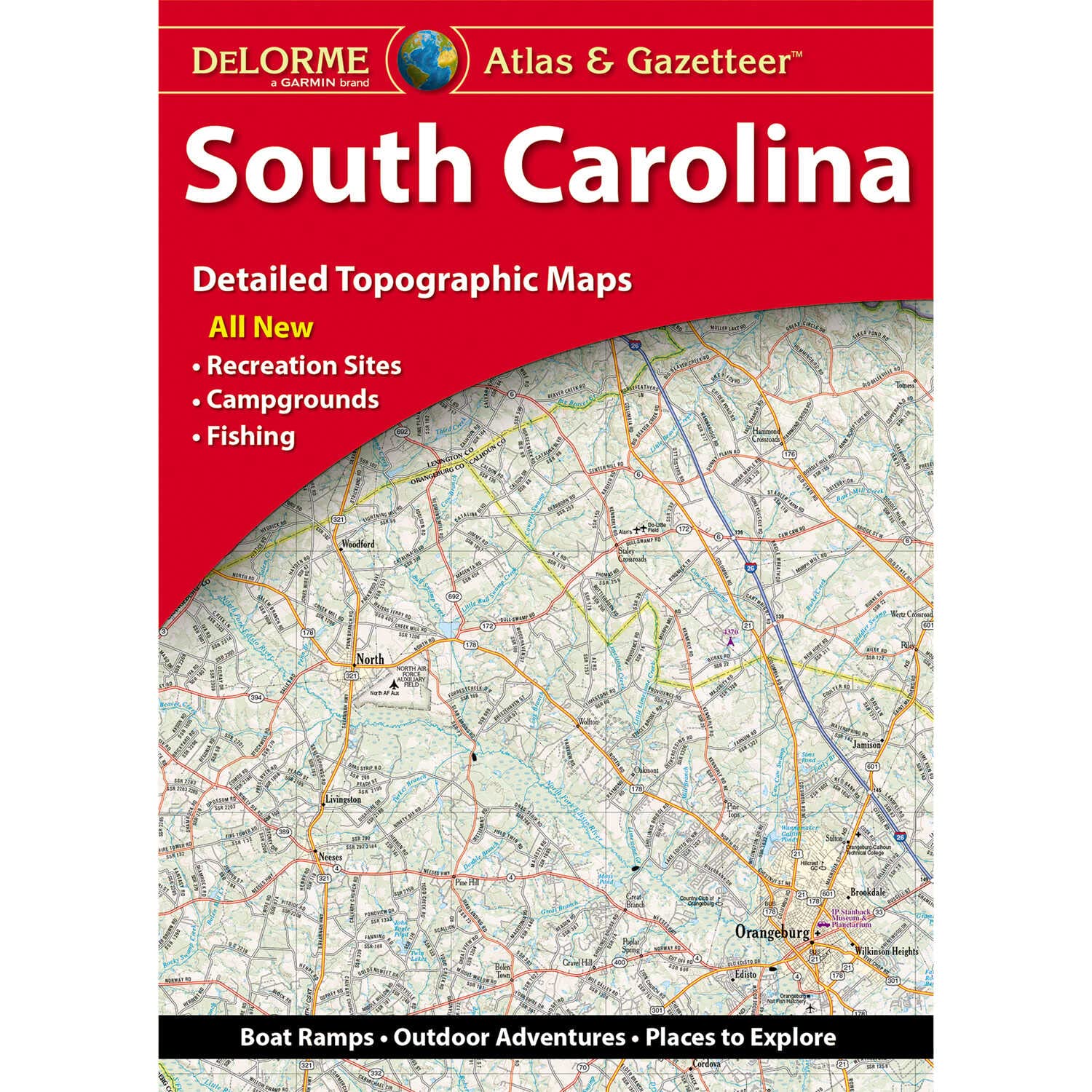 South Carolina Atlas & Gazetteer (Delorme Atlas & Gazetteer)