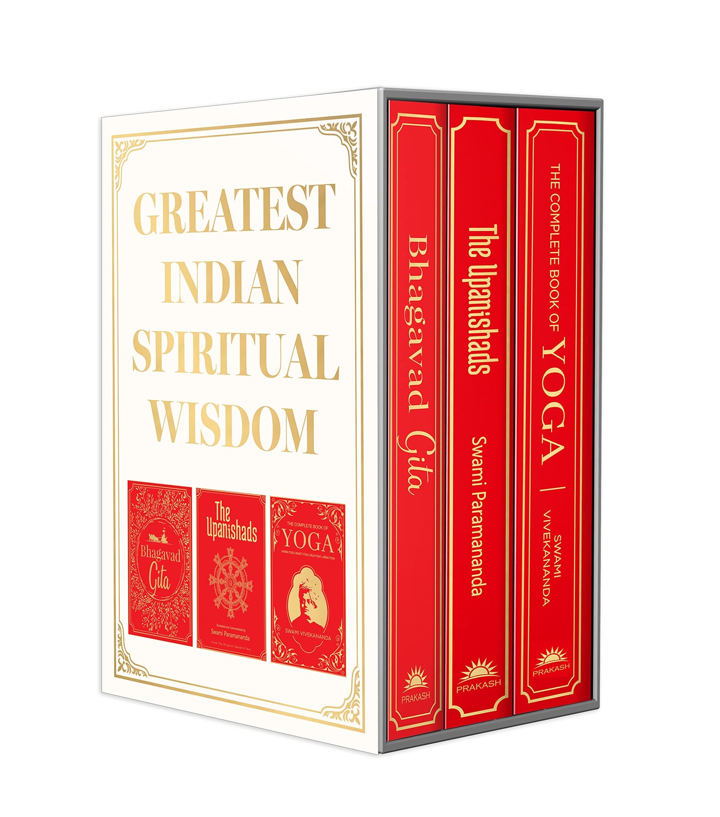 Boxed Set: Greatest Indian Spiritual Wisdom (Bhagvad Gita, The Upanishads, The Complete Book of Yoga)