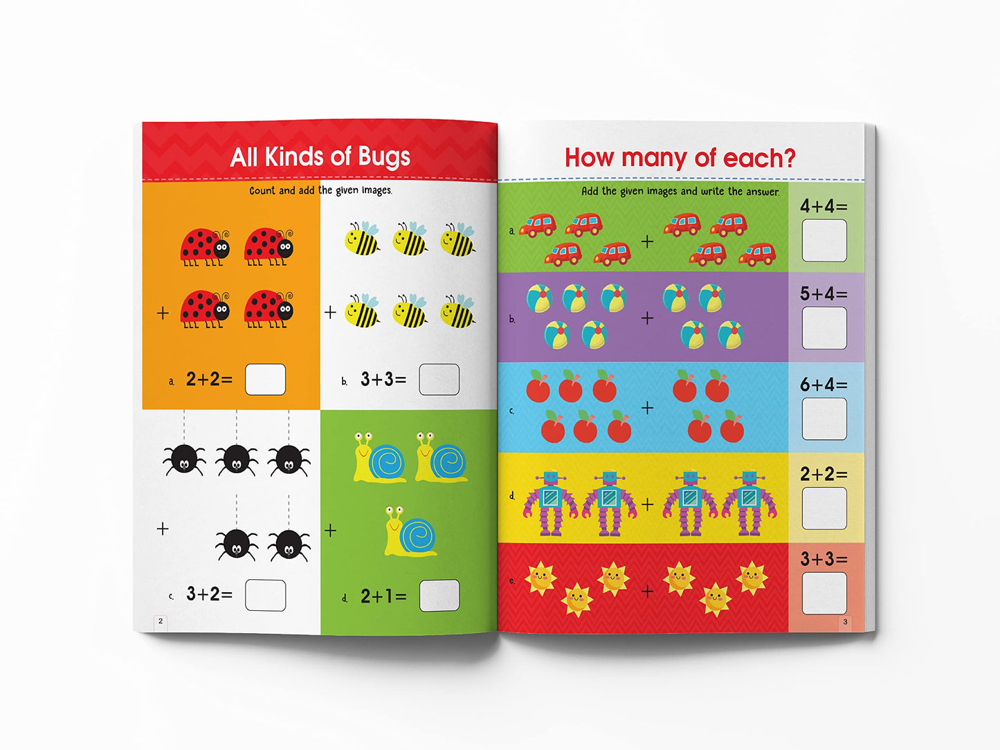 Addition and Subtraction Activity Book For Children - 80+ Activities Inside