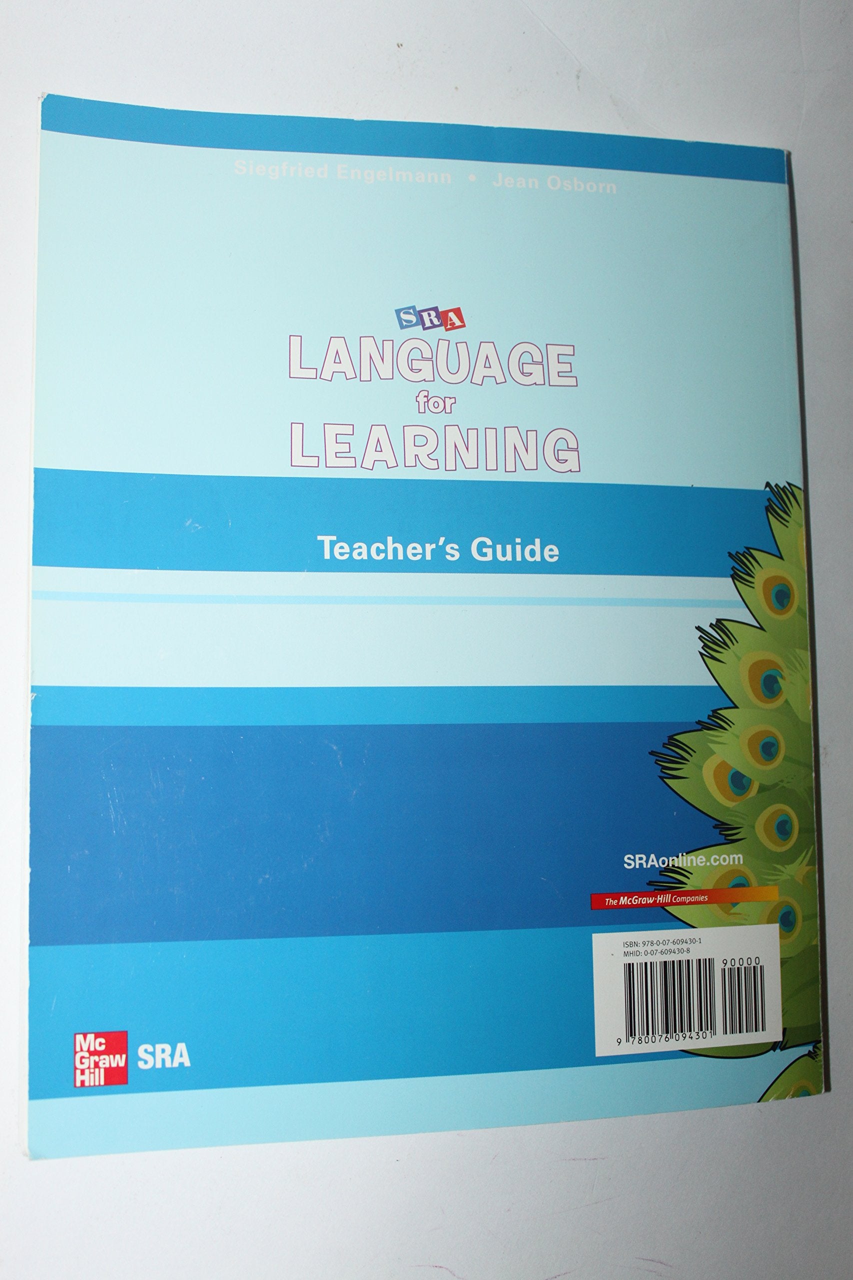 Language for Learning, Teacher Guide. Grade Levels Pre-K - 2 (DISTAR LANGUAGE SERIES)