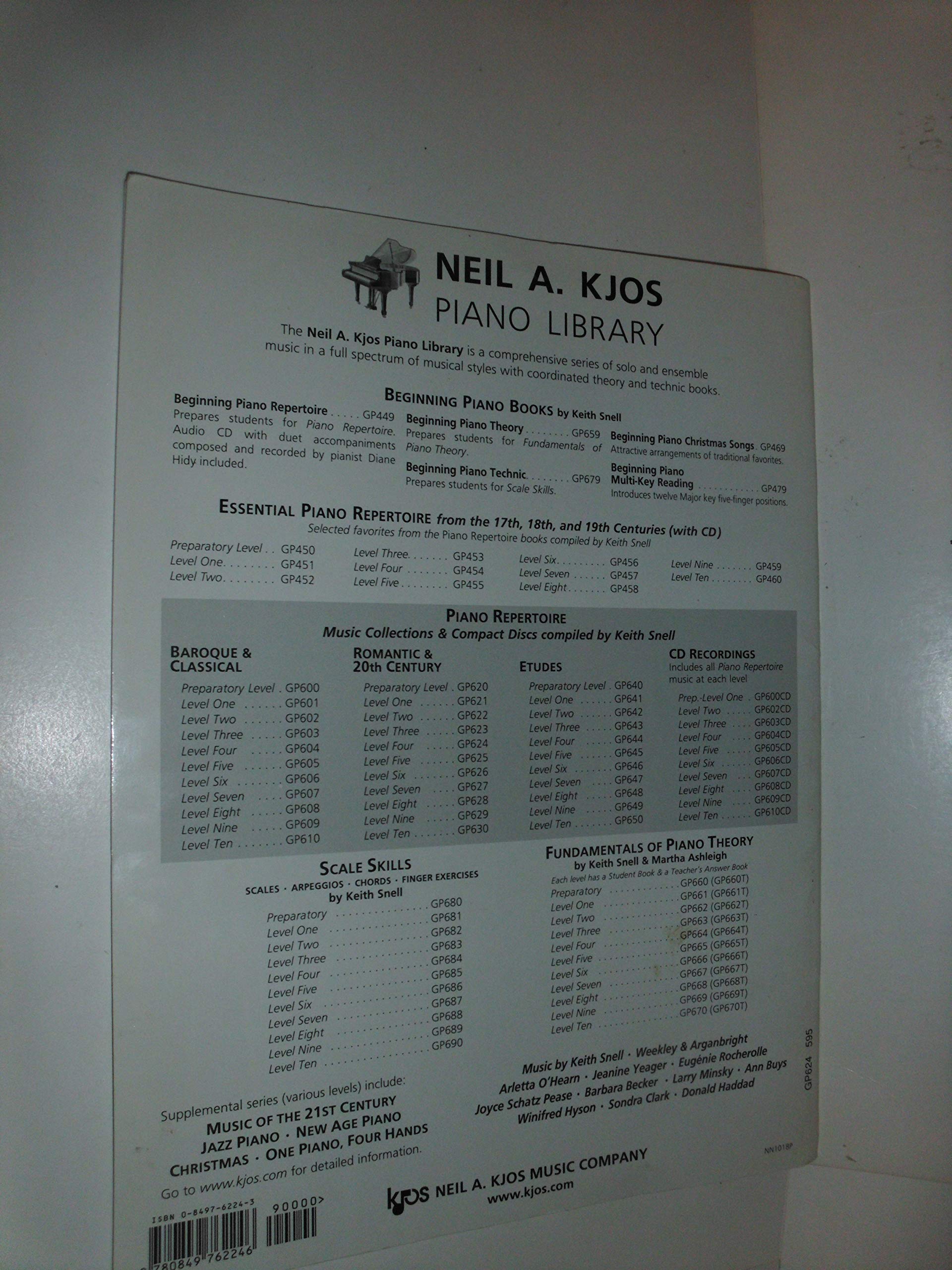 GP624 - Piano Repertoire - Romantic & 20th Century - Level 4