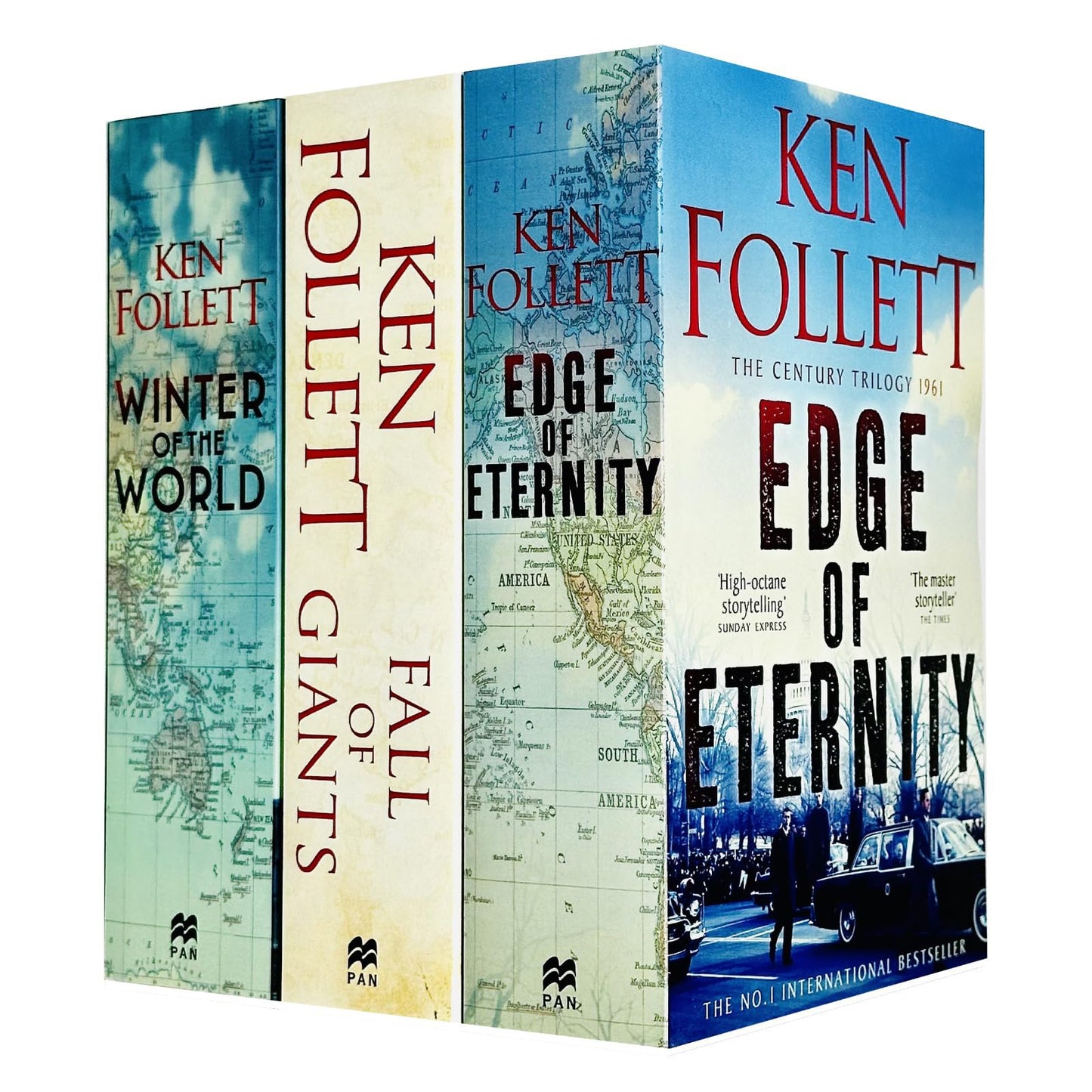 Ken Follett Century Trilogy War Stories Collection 3 Books Set
