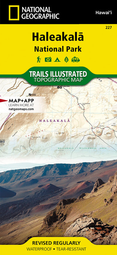 Haleakala National Park Map (National Geographic Trails Illustrated Map, 227)