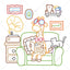 Little Moments: Color By Line Coloring Book for Adults & Teens with Vibrant Outlines for Calm and Cozy Days