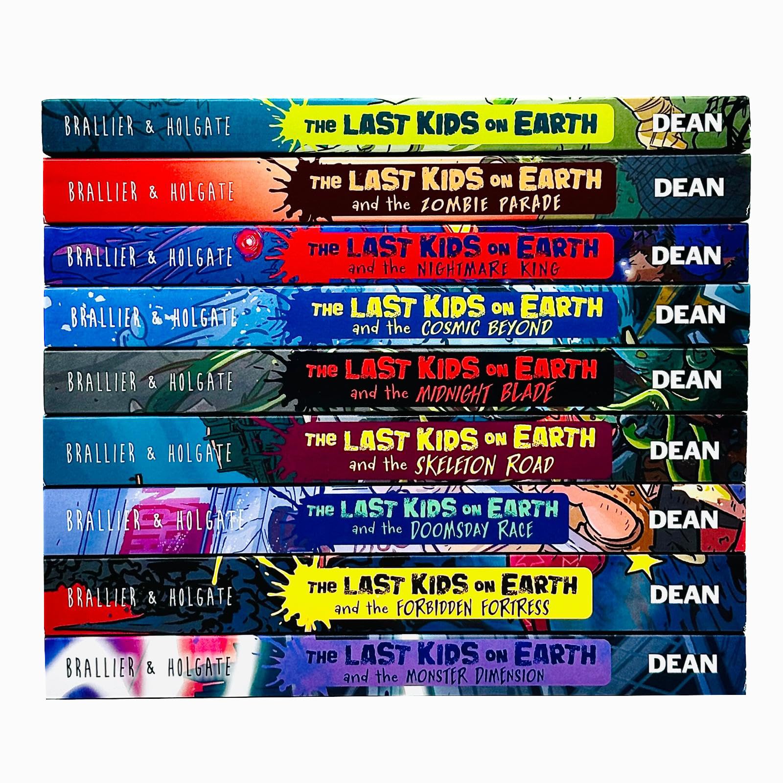 The Last Kids On Earth Series Books 1 - 9 Collection Set By Max Brallier(Last Kids On Earth, Zombie Parade, Nightmare King, Cosmic Beyond, Midnight Blade, Skeleton Road, Doomsday Race & More)