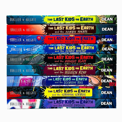 The Last Kids On Earth Series Books 1 - 9 Collection Set By Max Brallier(Last Kids On Earth, Zombie Parade, Nightmare King, Cosmic Beyond, Midnight Blade, Skeleton Road, Doomsday Race & More)