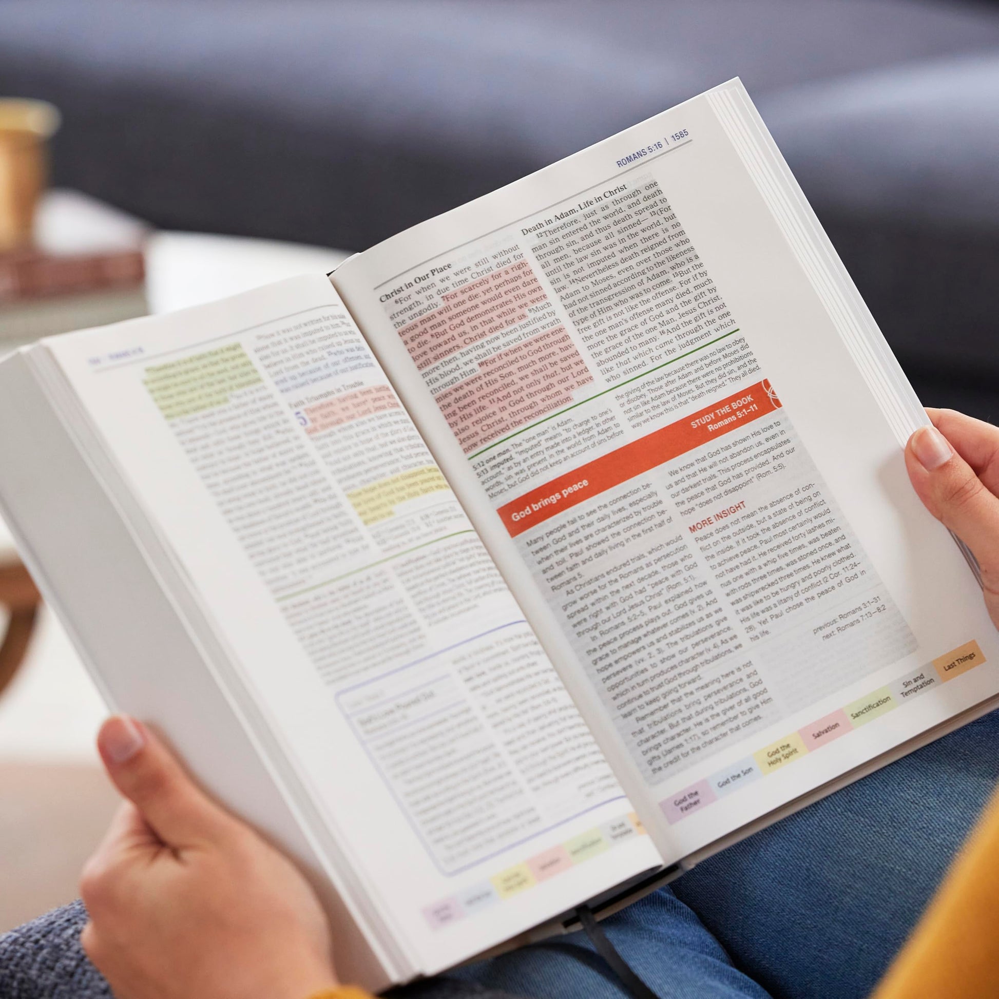 Color Code Study Bible, Revealing God's Truth Color by Color (NKJV, Hardcover, Red Letter)