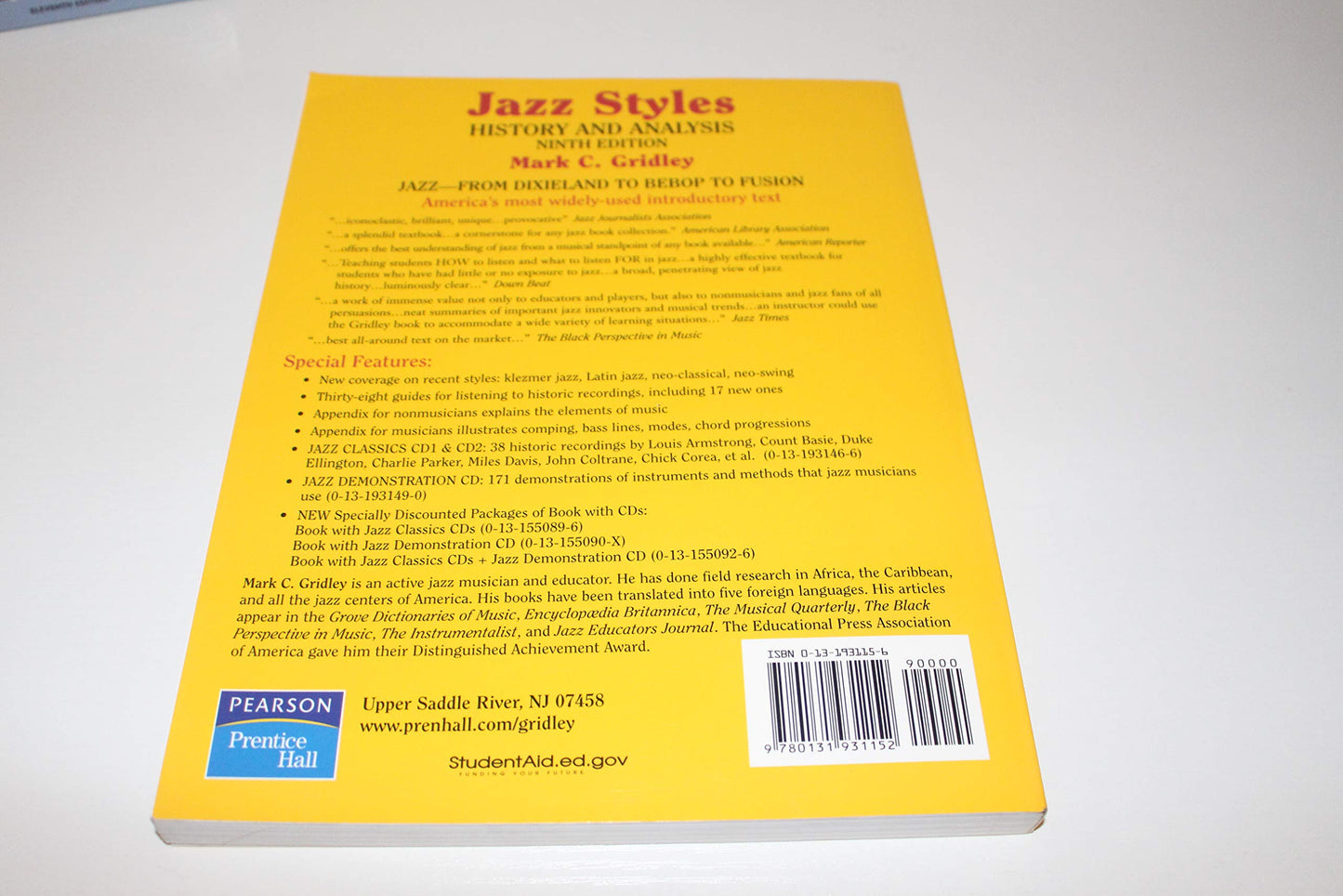 Jazz Styles: History & Analysis by Gridley, Mark C.