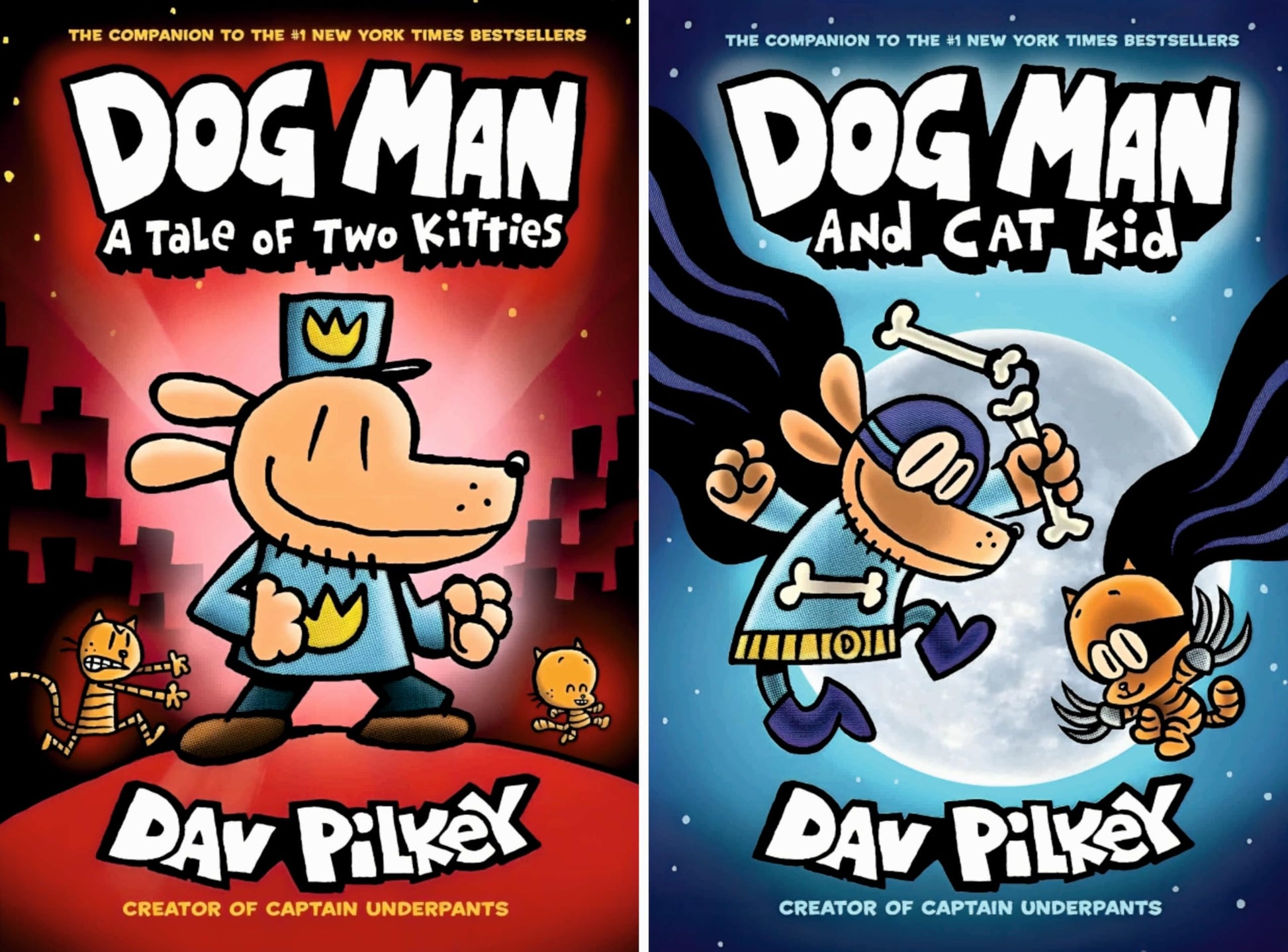 Dog Man Series Complete Collection Set (Books 1-14) by Dav Pilkey