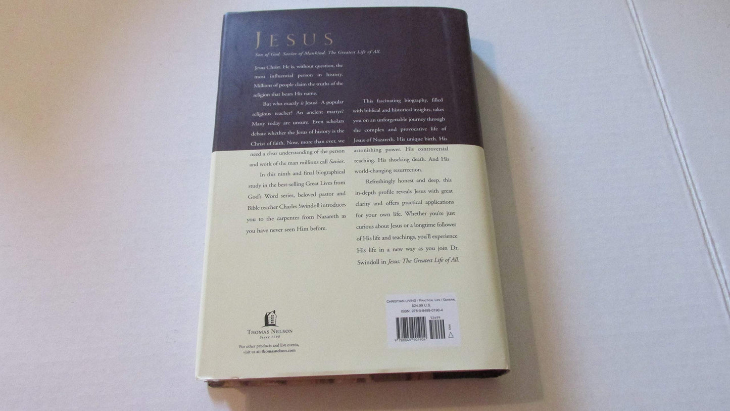 Jesus: The Greatest Life of All (Great Lives from Gods Word)