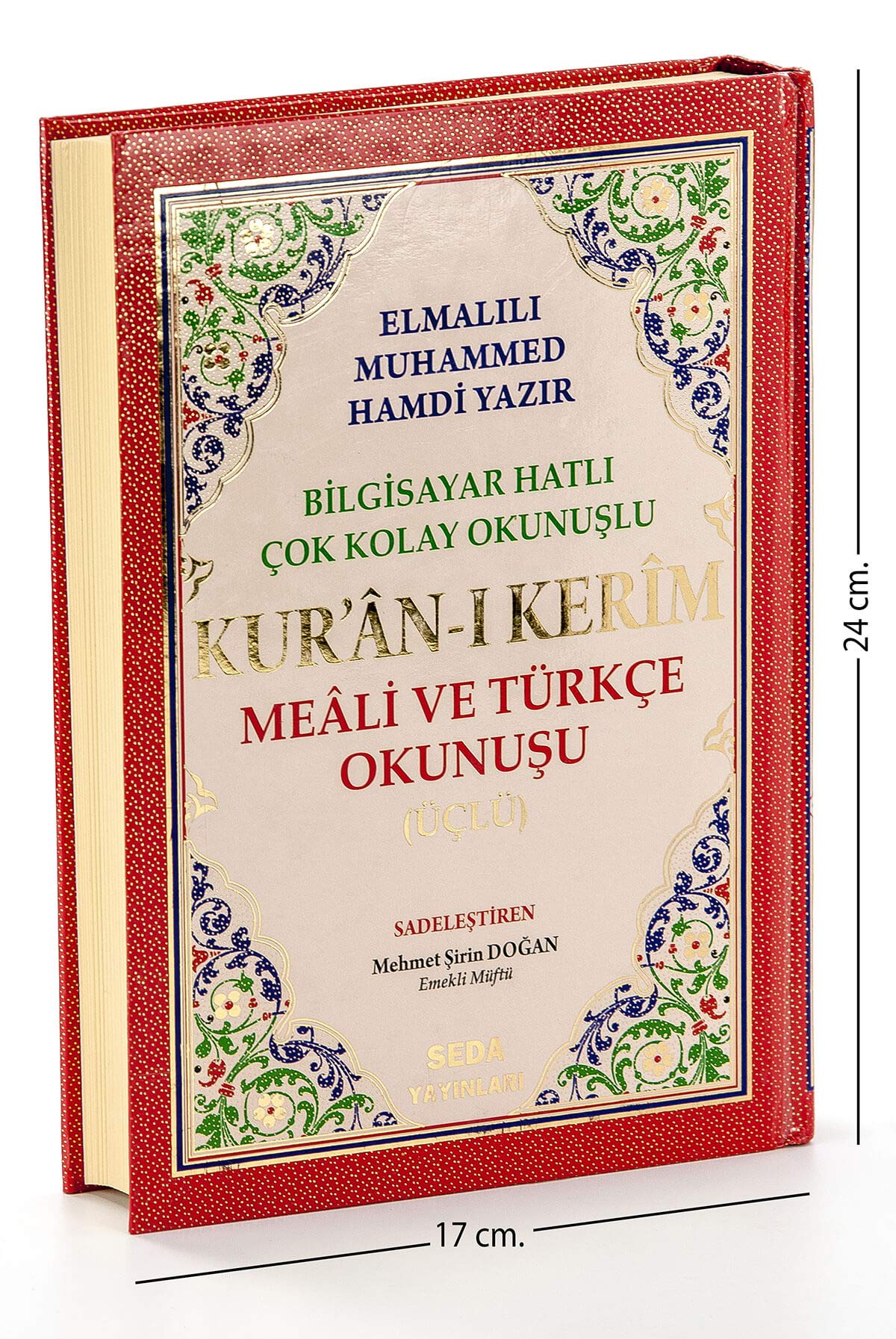 Kur'an-i Kerim Meali ve Turkce Okunusu Uclu (Orta Boy, Kod.006)