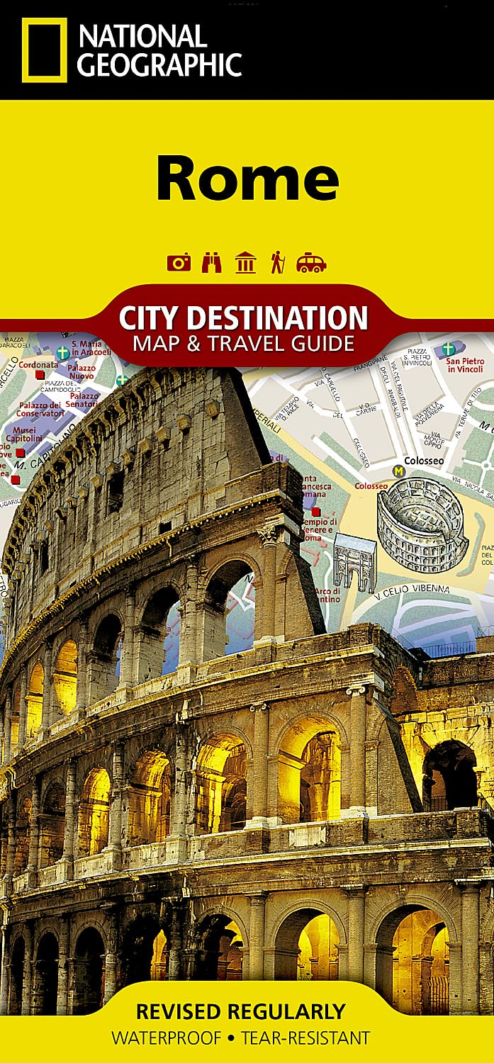 Rome Map (National Geographic Destination City Map)