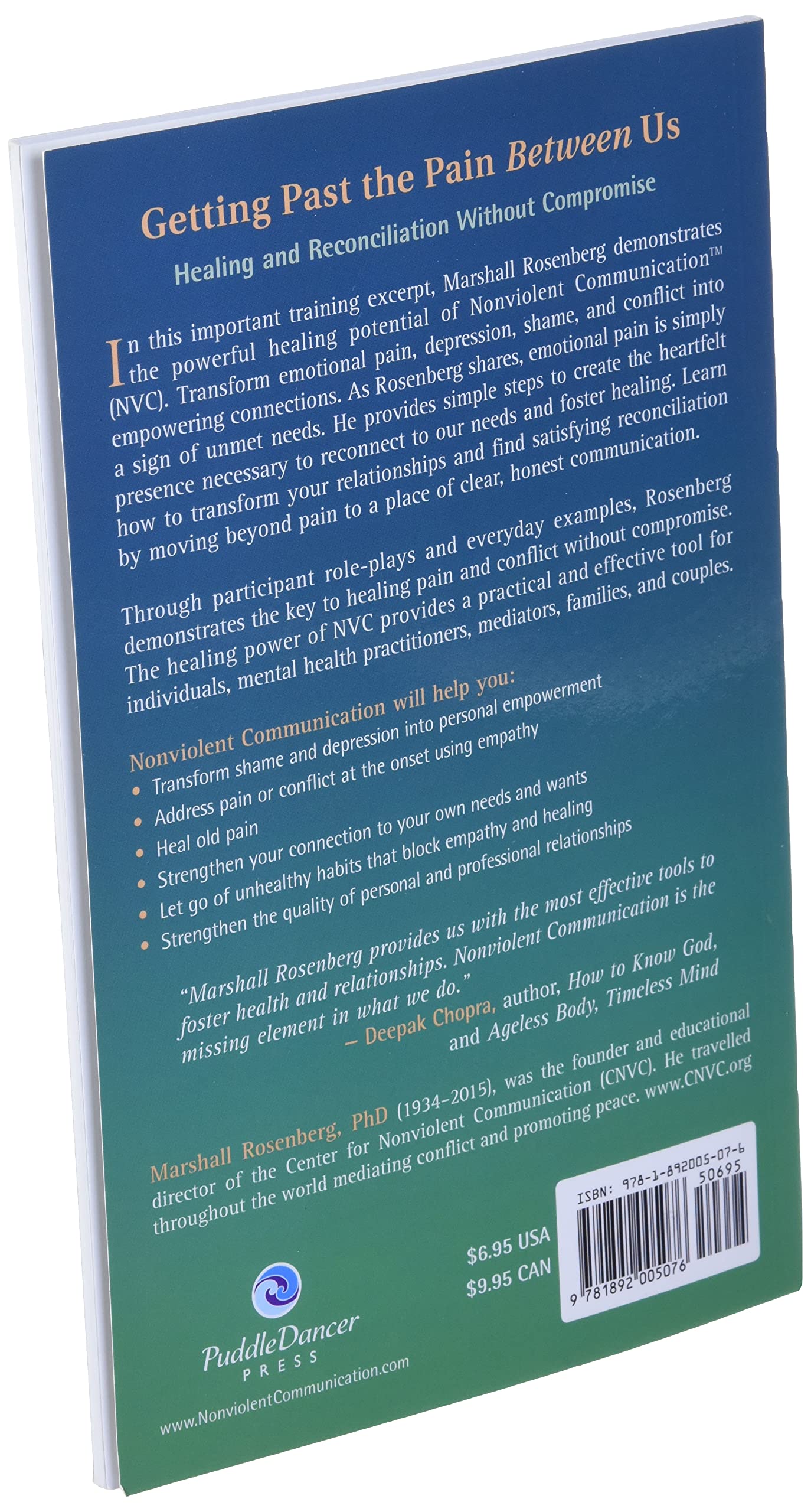 Getting Past the Pain Between Us: Healing and Reconciliation Without Compromise (Nonviolent Communication Guides)