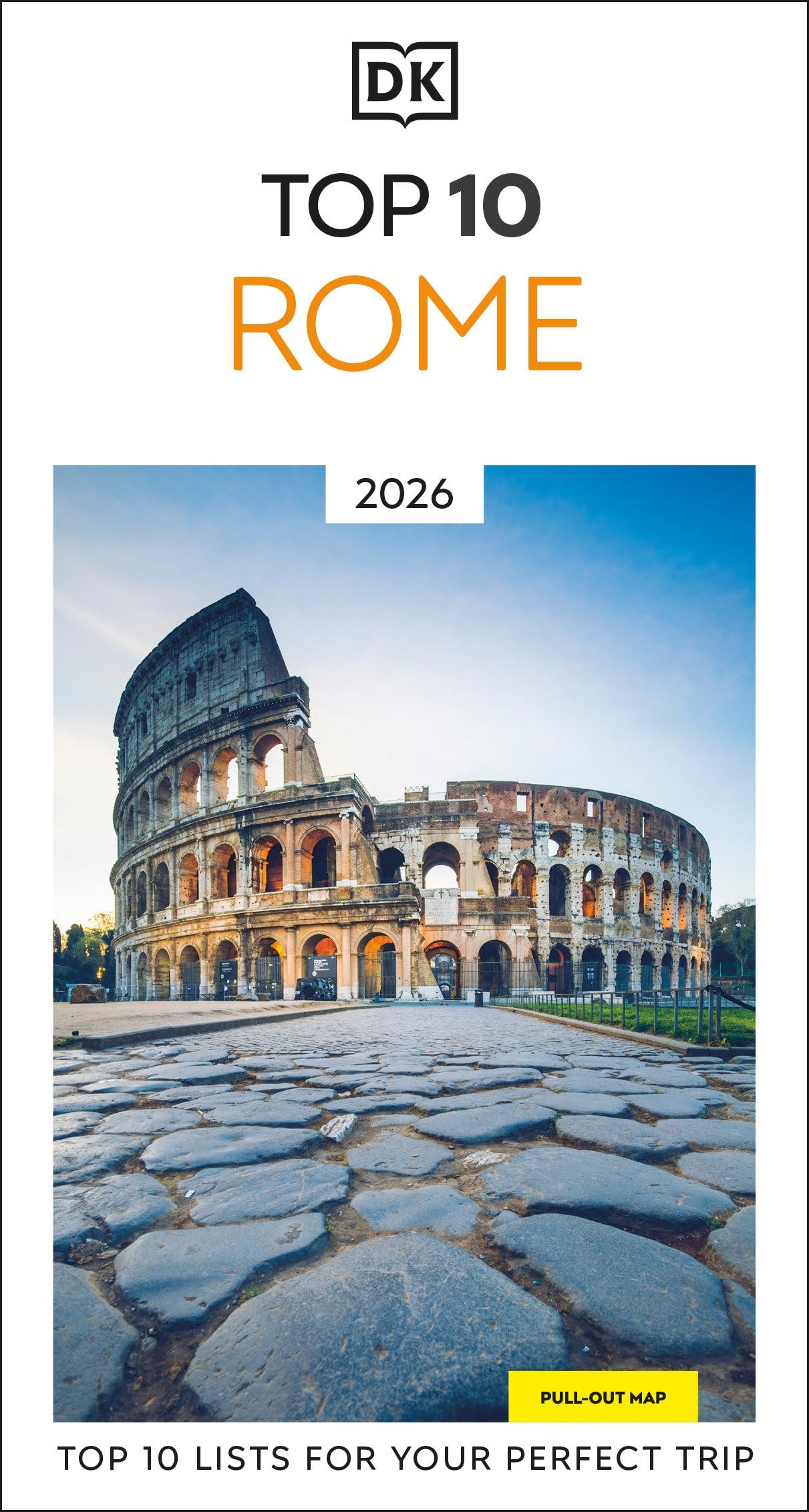 DK Top 10 Rome: Top 10 lists for your perfect trip, plus an all-weather folded map (Pocket Travel Guide)