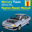 Ford Tempo,Mercury Topaz 2WD petrol (84-94) Haynes Repair Manual USA (Paperback)