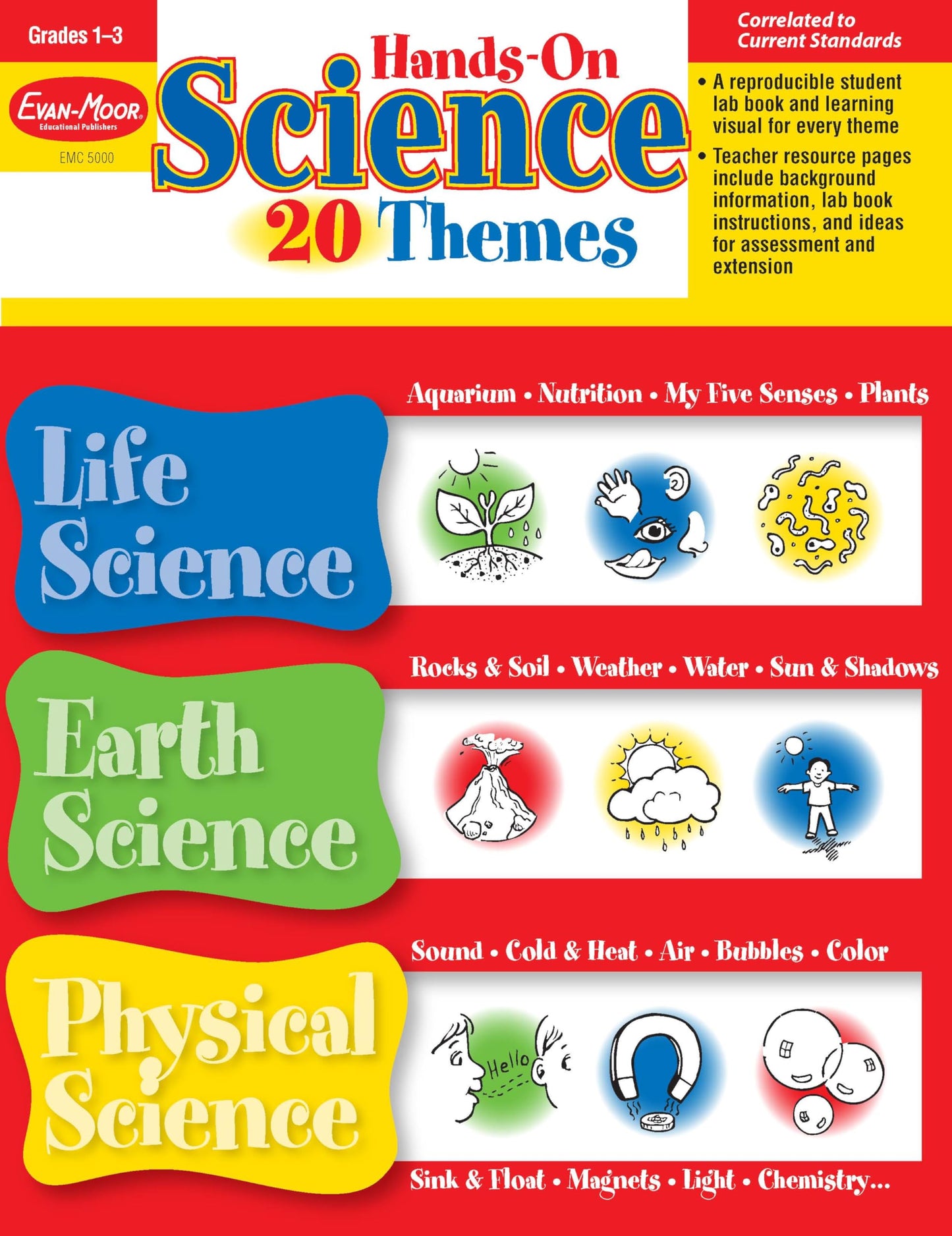 Hands-On Science -- 20 Themes, Grades 1-3