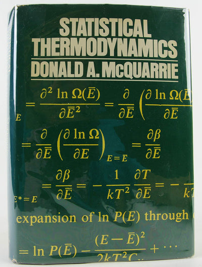 Statistical thermodynamics (Harper's chemistry series)