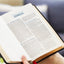 The Open Bible: Read and Discover the Bible for Yourself (NKJV, Black Leathersoft, Red Letter, Comfort Print, Thumb Indexed)