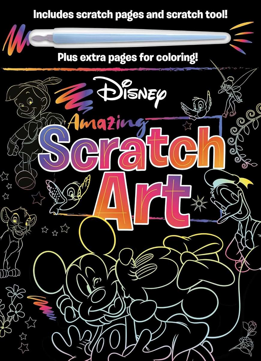 Disney - Amazing Scratch Art: with Scratch Tool and Coloring