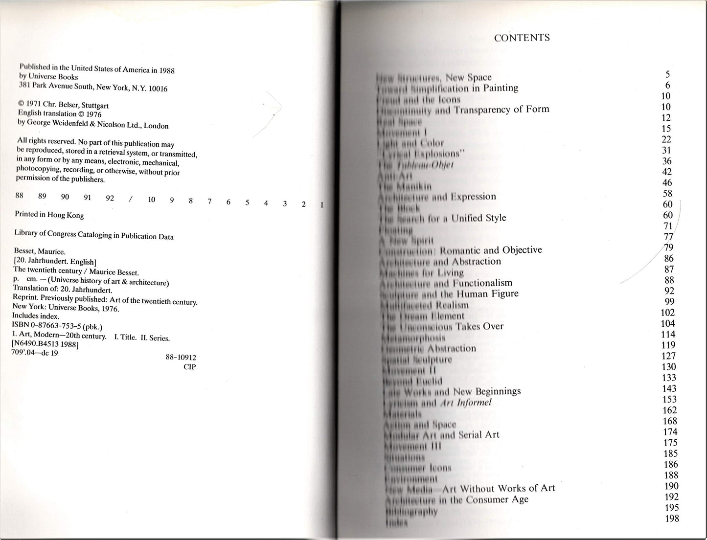 The Twentieth Century (Universe History of Art and Architecture) (English and German Edition)