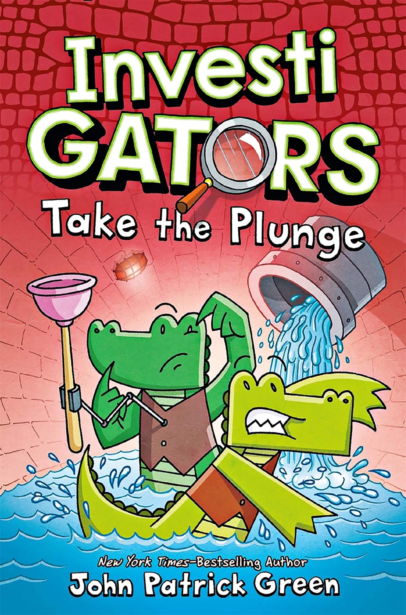 InvestiGators Series 5 Books Collection Set By John Patrick Green (InvestiGators, Take the Plunge, Off the Hook, Ants in Our P.A.N.T.S. & Braver and Boulder)
