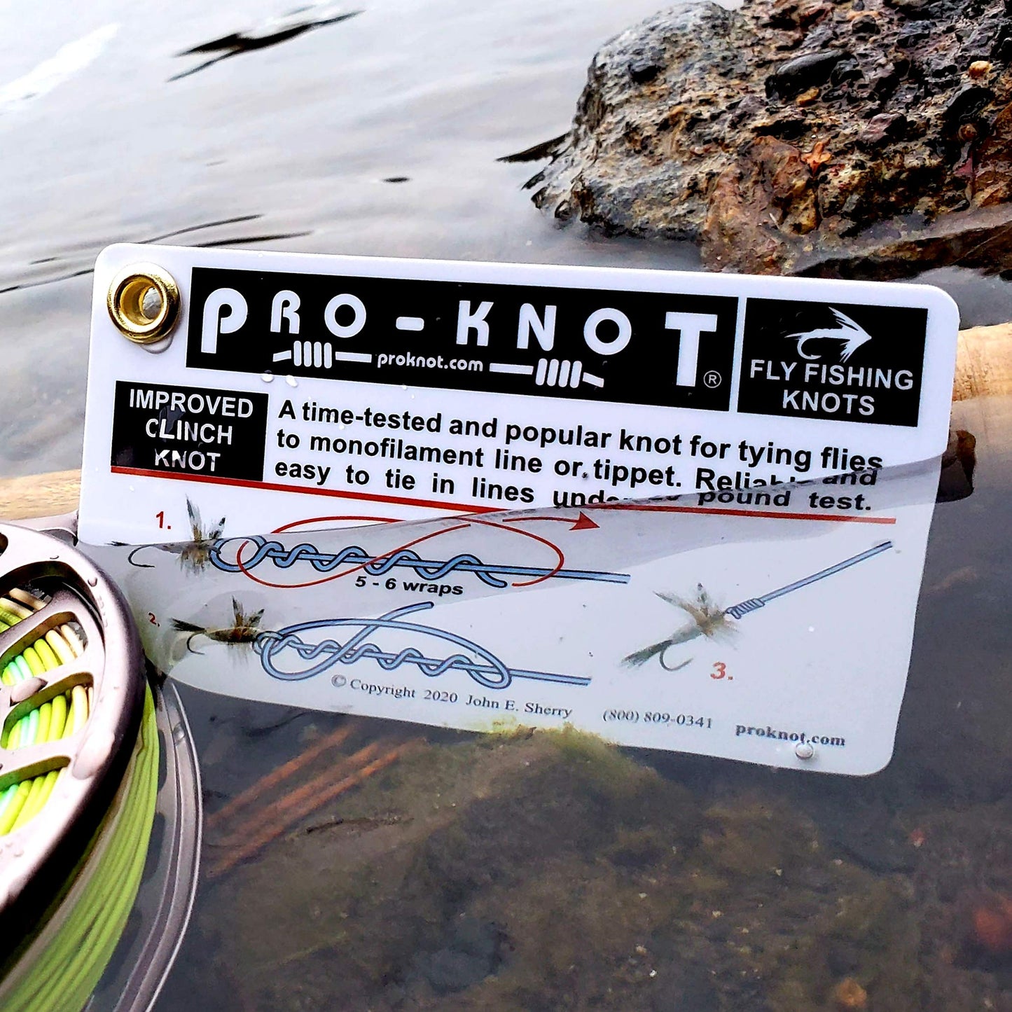 Pro-Knot Fly Fishing Knot Cards - Waterproof Knot Cards With 12 Best Fly Fishing Knots  Easy To Follow Knot Tying Instructions  Fly Fisherman Gift Idea