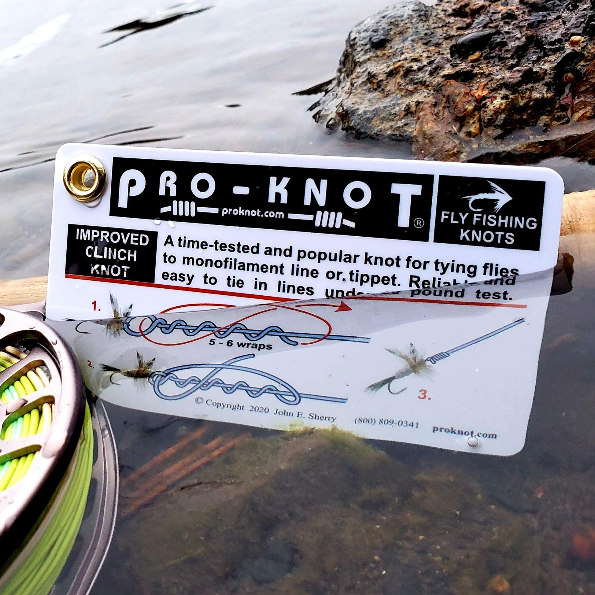 Pro-Knot Fly Fishing Knot Cards - Waterproof Knot Cards With 12 Best Fly Fishing Knots  Easy To Follow Knot Tying Instructions  Fly Fisherman Gift Idea