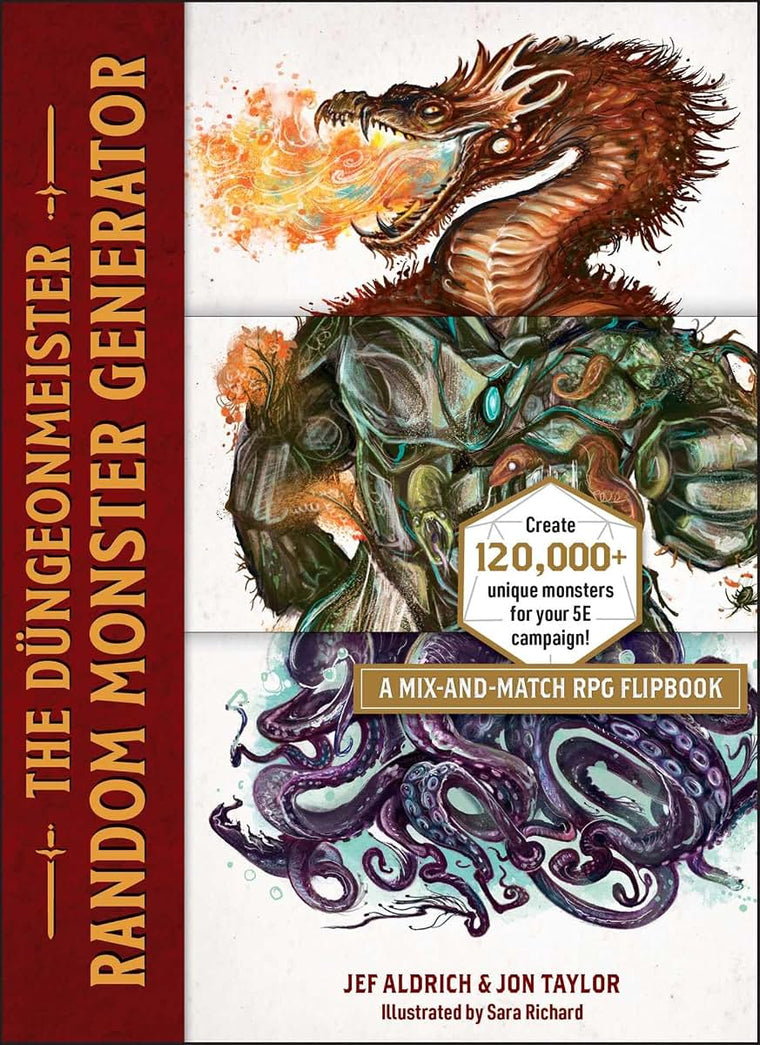 The Dngeonmeister Random Monster Generator: A Mix-and-Match RPG Flipbook (Dngeonmeister Series)