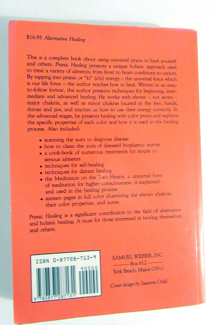 Pranic Healing — back cover