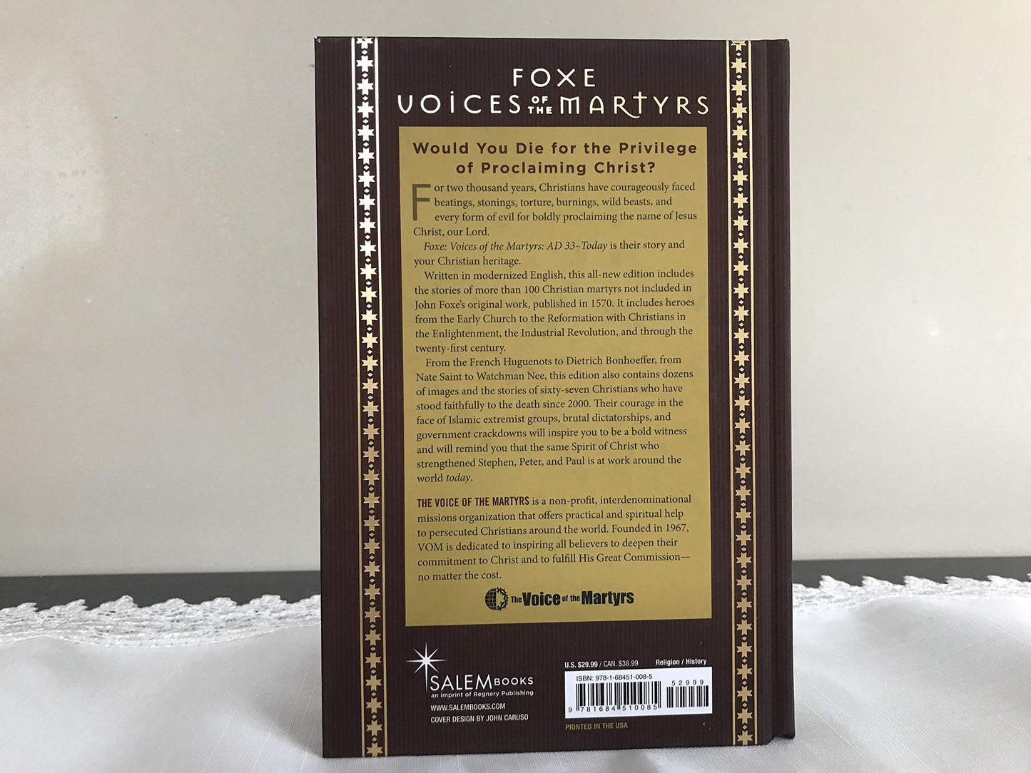Foxe: Voices of the Martyrs: AD33 - Today by Foxe, John