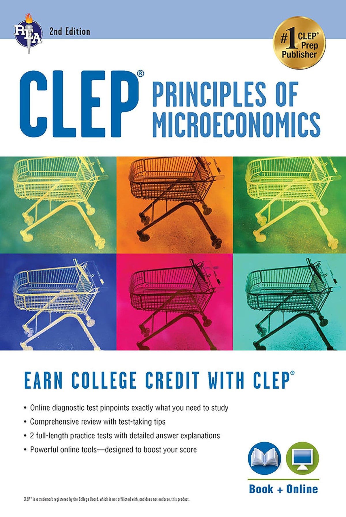 CLEP Principles of Microeconomics Book + Online (CLEP Test Preparation)