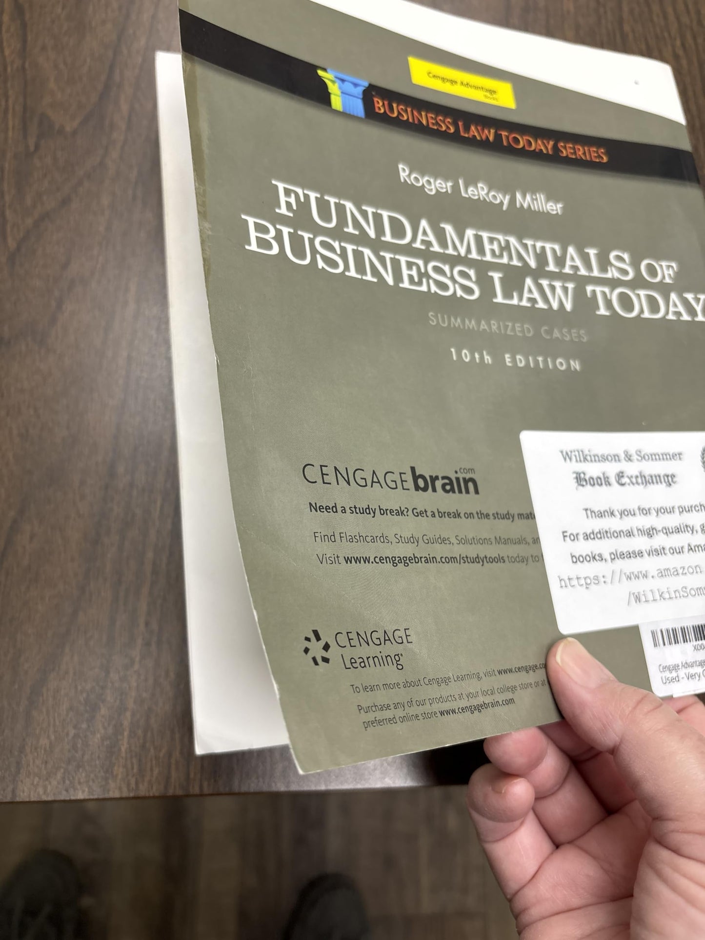 Fundamentals of Business Law Today: Summarized Cases (Business Law Today Series)