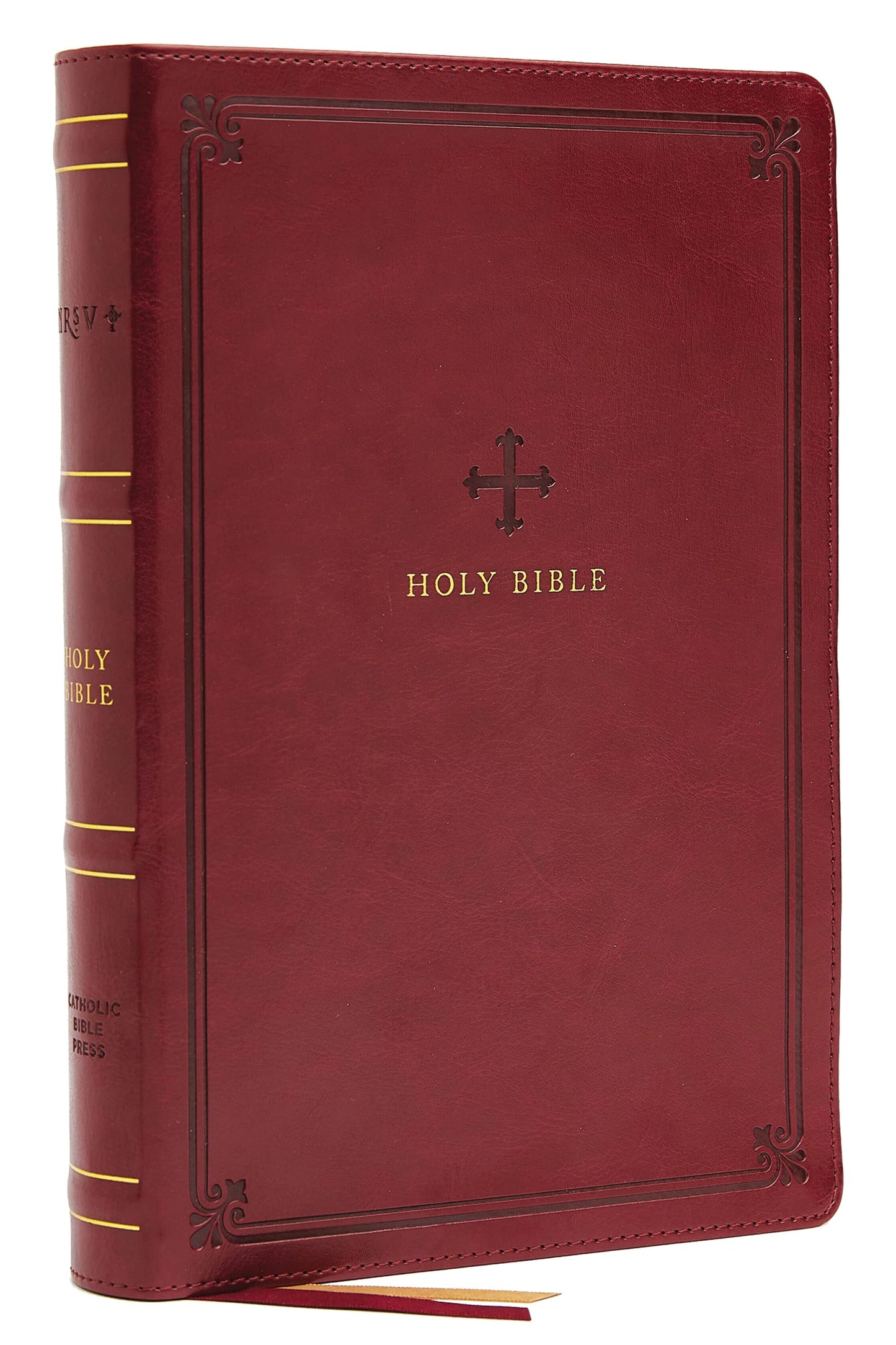 NRSV, Catholic Bible, Thinline Edition, Leathersoft, Red, Co