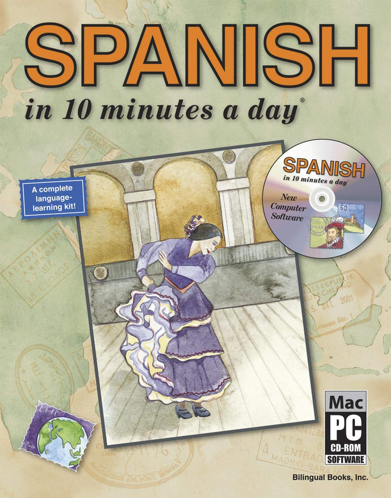 SPANISH in 10 minutes a day with CD-ROM