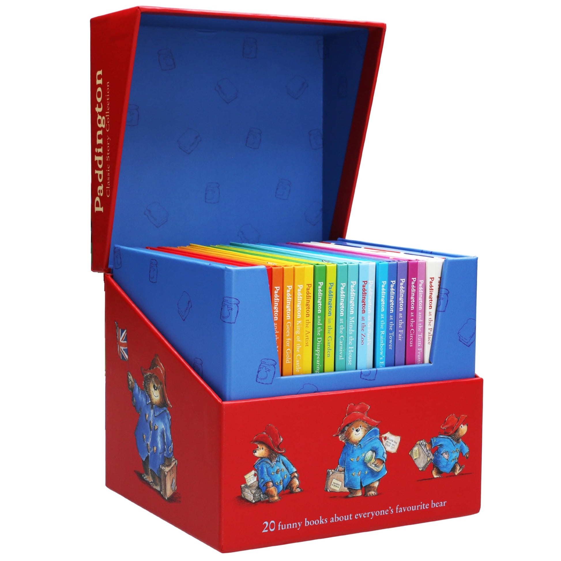 Paddington Classic Story 20 Books Collection Box Set (Paddington And the Christmas Surprise, Paddington And the Marmalade Maze, Paddington Goes for Gold, Paddington King of the Castle & 16 More)