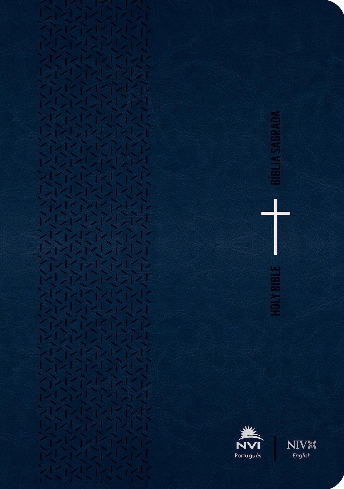 Bblia Bilngue Portugus/Ingls NVI Luxo Azul - Bilingual Bible English/Portuguese NIV - Holy Bible Portuguese/English