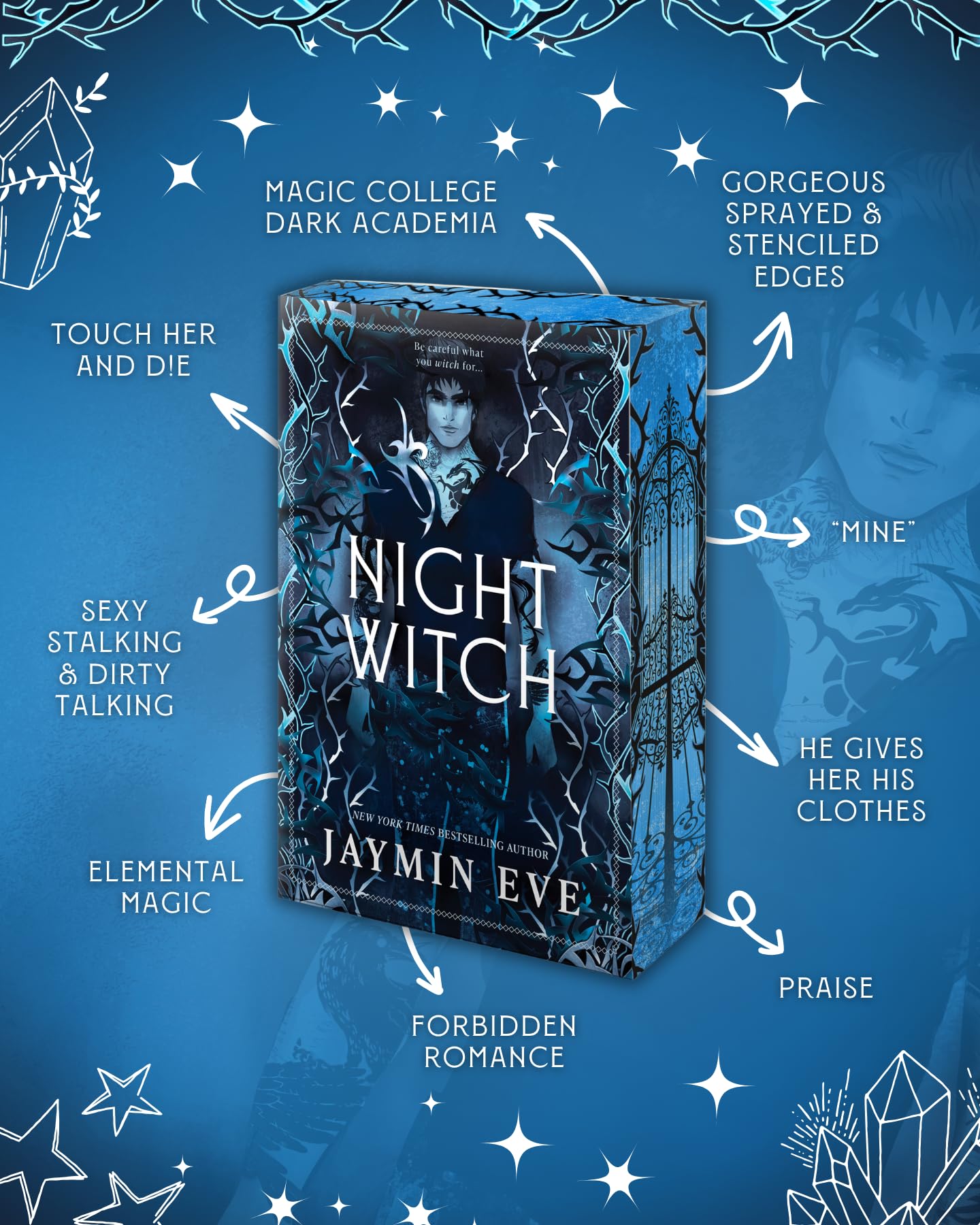 Night Witch: A Spicy Magical Dark Academia Forbidden Romantasy (Weatherstone College, 2)
