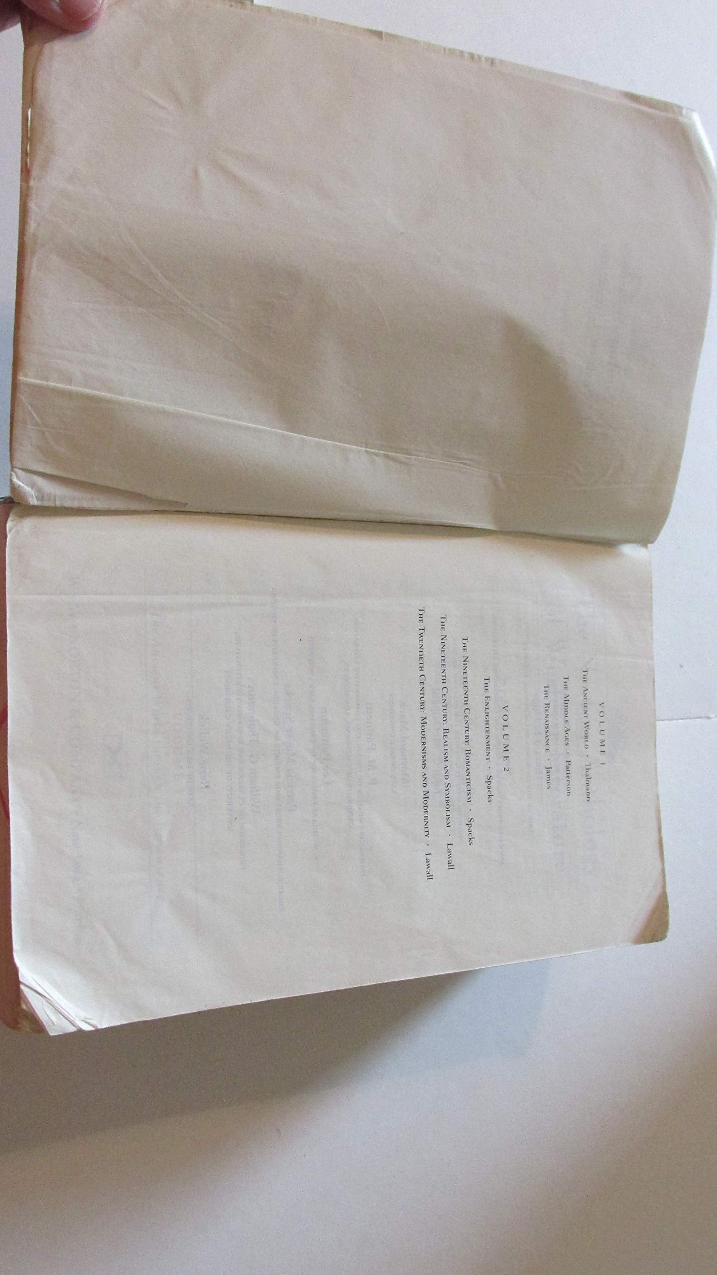 The Norton Anthology Of Western Literature: The Ancient World Through the Renaissance