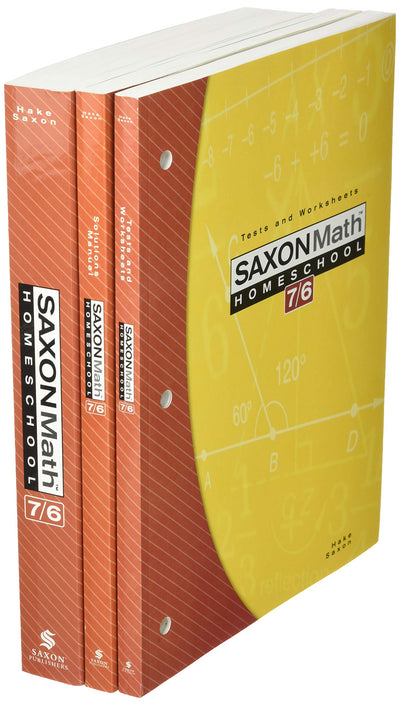 Saxon Math Homeschool: 7/6 (Saxon Math 7/6 Homeschool)