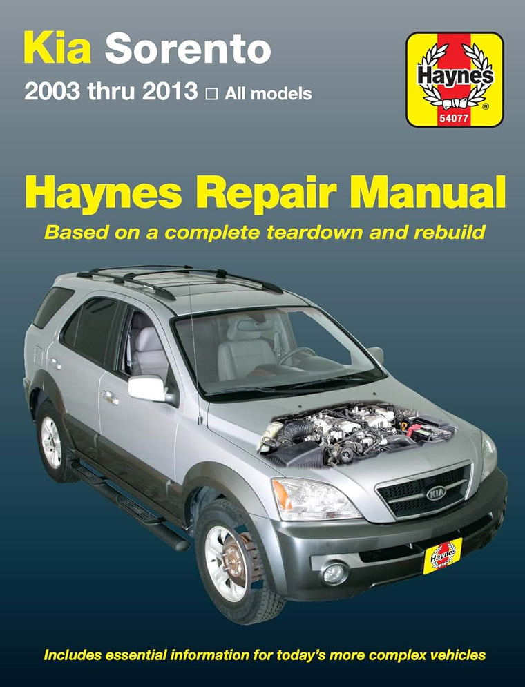 Kia Sorento (03-13) Haynes Repair Manual