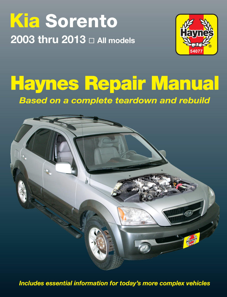 Kia Sorento (03-13) Haynes Repair Manual